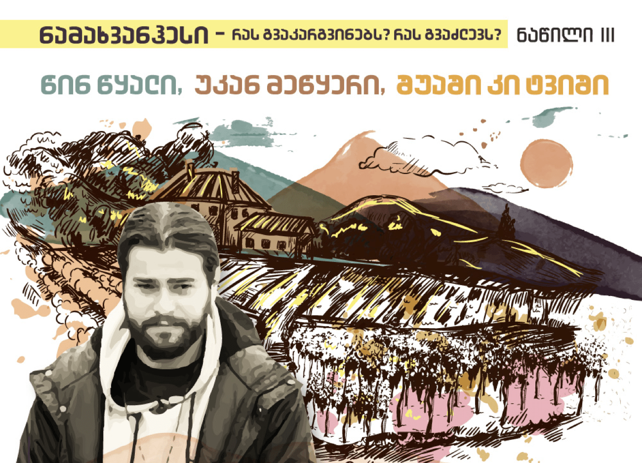 წინ წყალი, უკან მეწყერი, შუაში კი ტვიში