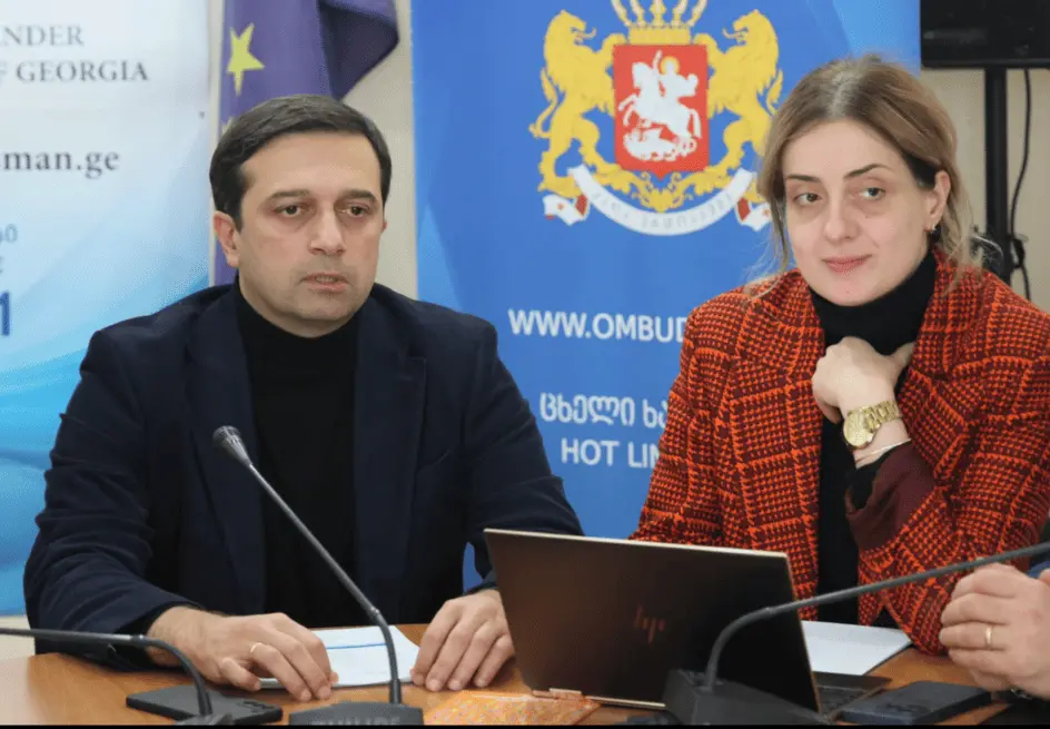 როგორ მოიპარა “ოცნებამ” სახალხო დამცველის ინსტიტუტი 24 ირინე ჩიხლაძე და ლევან იოსელიანი, ფოტო: 2024 წლის ნოემბერი, წყარო: ომბუდსმენის ფეისბუქ გვერდი